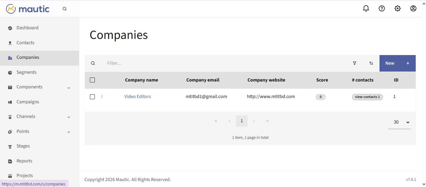 Mautic lead capture forms and landing page integration